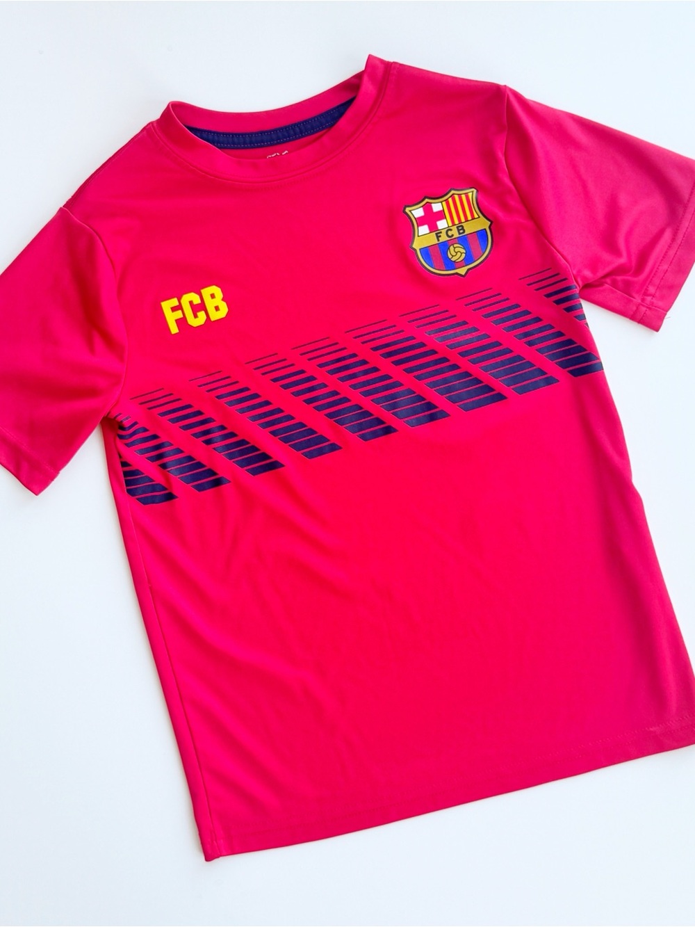 Red FC Barcelona Youth Short-Sleeve Soccer Tee